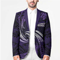 Manua Segaula American Samoa High School Personalized Blazer Polynesian Wave Style - Polynesian Pride