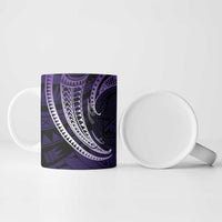 Manua Segaula American Samoa High School Personalized Ceramic Mug Polynesian Wave Style - Polynesian Pride