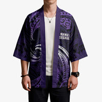 Manua Segaula American Samoa High School Personalized Kimono Polynesian Wave Style - Polynesian Pride