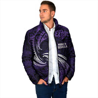 Manua Segaula American Samoa High School Personalized Padded Jacket Polynesian Wave Style - Polynesian Pride