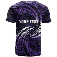 Manua Segaula American Samoa High School Personalized T Shirt Polynesian Wave Style