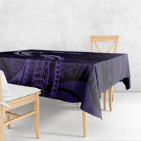 Manua Segaula American Samoa High School Personalized Tablecloth Polynesian Wave Style