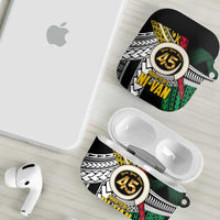 Ni-Van Vanuatu 45th Yumi Yumi Yumi AirPods Case Vanuatuan Boar Tusk Polynesian Pattern LT9 - Polynesian Pride