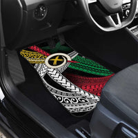 Ni-Van Vanuatu 45th Yumi Yumi Yumi Car Mats Vanuatuan Boar Tusk Polynesian Pattern LT9 - Polynesian Pride