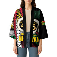 Ni-Van Vanuatu 45th Yumi Yumi Yumi Kimono Vanuatuan Boar Tusk Polynesian Pattern LT9 - Polynesian Pride