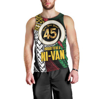 Ni-Van Vanuatu 45th Yumi Yumi Yumi Men Tank Top Vanuatuan Boar Tusk Polynesian Pattern LT9 - Polynesian Pride