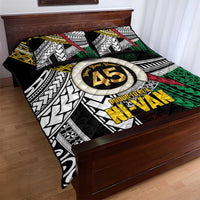 Ni-Van Vanuatu 45th Yumi Yumi Yumi Quilt Bed Set Vanuatuan Boar Tusk Polynesian Pattern