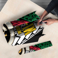 Ni-Van Vanuatu 45th Yumi Yumi Yumi Umbrella Vanuatuan Boar Tusk Polynesian Pattern LT9 - Polynesian Pride