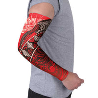 Vintage Ngatu Tribal Tonga Pattern Arm Sleeves LT9 - Polynesian Pride