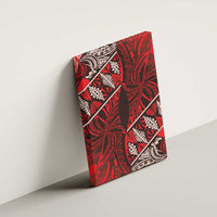 Vintage Ngatu Tribal Tonga Pattern Canvas Wall Art LT9 - Polynesian Pride