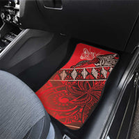 Vintage Ngatu Tribal Tonga Pattern Car Mats LT9 - Polynesian Pride