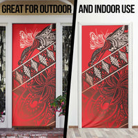 Vintage Ngatu Tribal Tonga Pattern Door Cover - Polynesian Pride