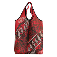 Vintage Ngatu Tribal Tonga Pattern Grocery Bag LT9 - Polynesian Pride