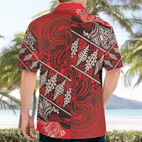 Vintage Ngatu Tribal Tonga Pattern Hawaiian Shirt LT9 - Polynesian Pride