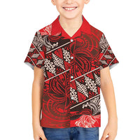 Vintage Ngatu Tribal Tonga Pattern Hawaiian Shirt LT9 - Polynesian Pride