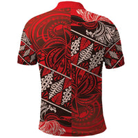 Vintage Ngatu Tribal Tonga Pattern Polo Shirt - Polynesian Pride