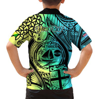 Personalised Malampa Fiji Day Hawaiian Shirt Vanuatu Sand Drawing With Polynesian Pattern LT9 - Polynesian Pride