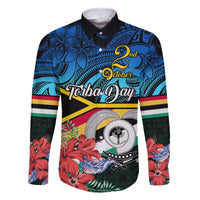 torba-vanuatu-family-matching-off-shoulder-maxi-dress-and-hawaiian-shirt-sand-drawing-with-polynesian-pattern