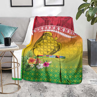 Melanesian Ni-Vanuatu Blanket Sea Turtle with Sand Drawing Pattern LT9 - Polynesian Pride