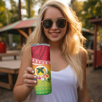 Melanesian Ni-Vanuatu Skinny Tumbler Sea Turtle with Sand Drawing Pattern