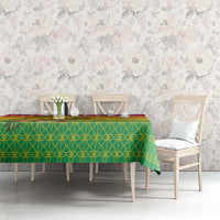 Melanesian Ni-Vanuatu Tablecloth Sea Turtle with Sand Drawing Pattern LT9 - Polynesian Pride