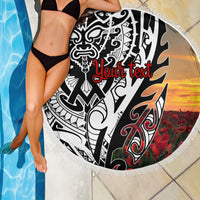 Personalised New Zealand Waitangi and ANZAC day Beach Blanket LT9 - Polynesian Pride