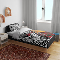 Personalised New Zealand Waitangi and ANZAC day Bedding Set LT9 - Polynesian Pride