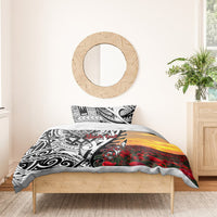 Personalised New Zealand Waitangi and ANZAC day Bedding Set LT9 - Polynesian Pride