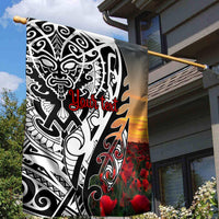 Personalised New Zealand Waitangi and ANZAC day Garden Flag LT9 - Polynesian Pride