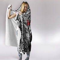 Personalised New Zealand Waitangi and ANZAC day Hooded Blanket LT9 - Polynesian Pride