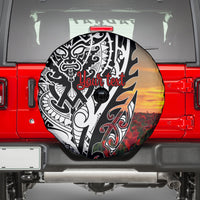 Personalised New Zealand Waitangi and ANZAC day Spare Tire Cover LT9 - Polynesian Pride