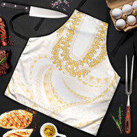 Aloha Lei Onaona Apron Beige Hawaiian Tribal Pattern LT9 Beige - Polynesian Pride