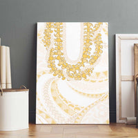 Aloha Lei Onaona Canvas Wall Art Beige Hawaiian Tribal Pattern LT9 - Polynesian Pride