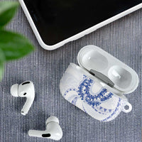 Aloha Lei Onaona AirPods Case Navy Blue Hawaiian Tribal Pattern LT9 - Polynesian Pride
