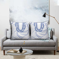 Aloha Lei Onaona Pillow Cover Navy Blue Hawaiian Tribal Pattern - Polynesian Pride