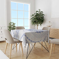 Aloha Lei Onaona Tablecloth Navy Blue Hawaiian Tribal Pattern LT9 - Polynesian Pride