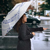 Aloha Lei Onaona Umbrella Navy Blue Hawaiian Tribal Pattern LT9 - Polynesian Pride