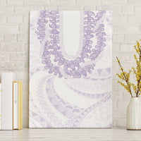 Aloha Lei Onaona Canvas Wall Art Purple Hawaiian Tribal Pattern LT9 Without Frame Purple - Polynesian Pride