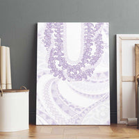 Aloha Lei Onaona Canvas Wall Art Purple Hawaiian Tribal Pattern LT9 - Polynesian Pride