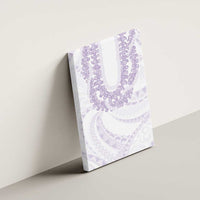 Aloha Lei Onaona Canvas Wall Art Purple Hawaiian Tribal Pattern LT9 - Polynesian Pride