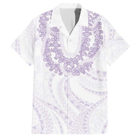 Aloha Lei Onaona Hawaiian Shirt Purple Hawaiian Tribal Pattern LT9 Purple - Polynesian Pride