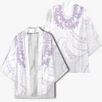 Aloha Lei Onaona Kimono Purple Hawaiian Tribal Pattern LT9 - Polynesian Pride