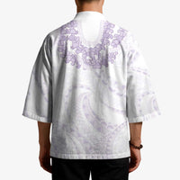 Aloha Lei Onaona Kimono Purple Hawaiian Tribal Pattern LT9 - Polynesian Pride