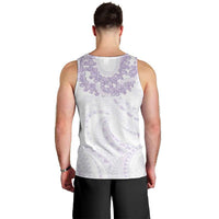 Aloha Lei Onaona Men Tank Top Purple Hawaiian Tribal Pattern LT9 - Polynesian Pride