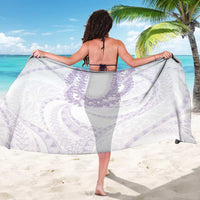 Aloha Lei Onaona Sarong Purple Hawaiian Tribal Pattern