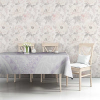 Aloha Lei Onaona Tablecloth Purple Hawaiian Tribal Pattern LT9 - Polynesian Pride
