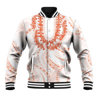 Aloha Lei Onaona Baseball Jacket Red Hawaiian Tribal Pattern LT9 Unisex Red - Polynesian Pride
