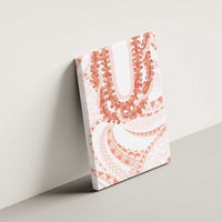 Aloha Lei Onaona Canvas Wall Art Red Hawaiian Tribal Pattern LT9 - Polynesian Pride