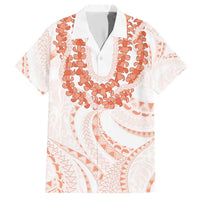 Aloha Lei Onaona Hawaiian Shirt Red Hawaiian Tribal Pattern LT9 Red - Polynesian Pride