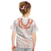 Aloha Lei Onaona Kid T Shirt Red Hawaiian Tribal Pattern